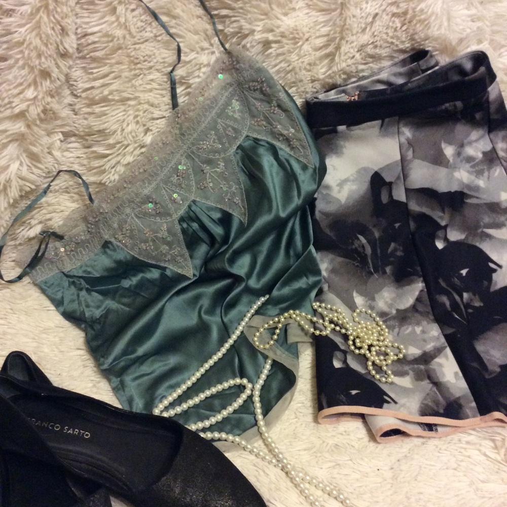 A-line skirt with lining #6